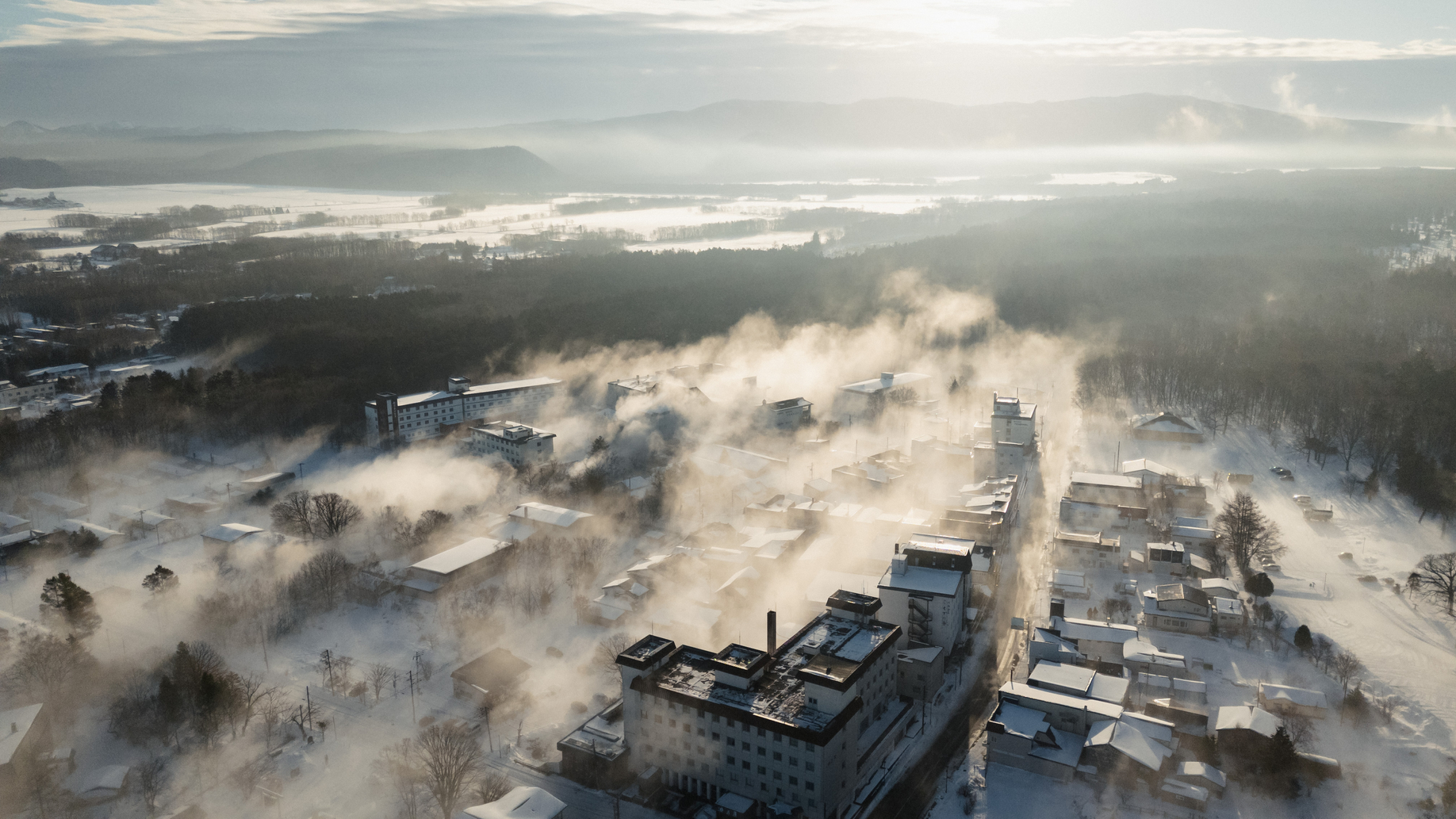 Steam in the Snow: Japan Airlines Winter Onsen Campaign